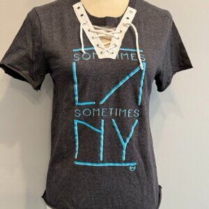 NEW Chelsey Blake women's small gray t-shirt